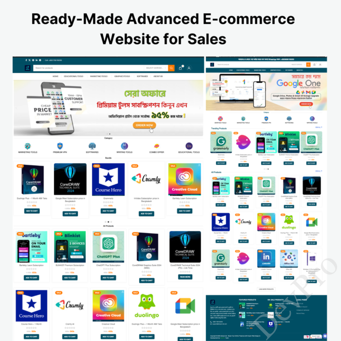 Ready-Made Advanced E-commerce Website for Sales - Image 1